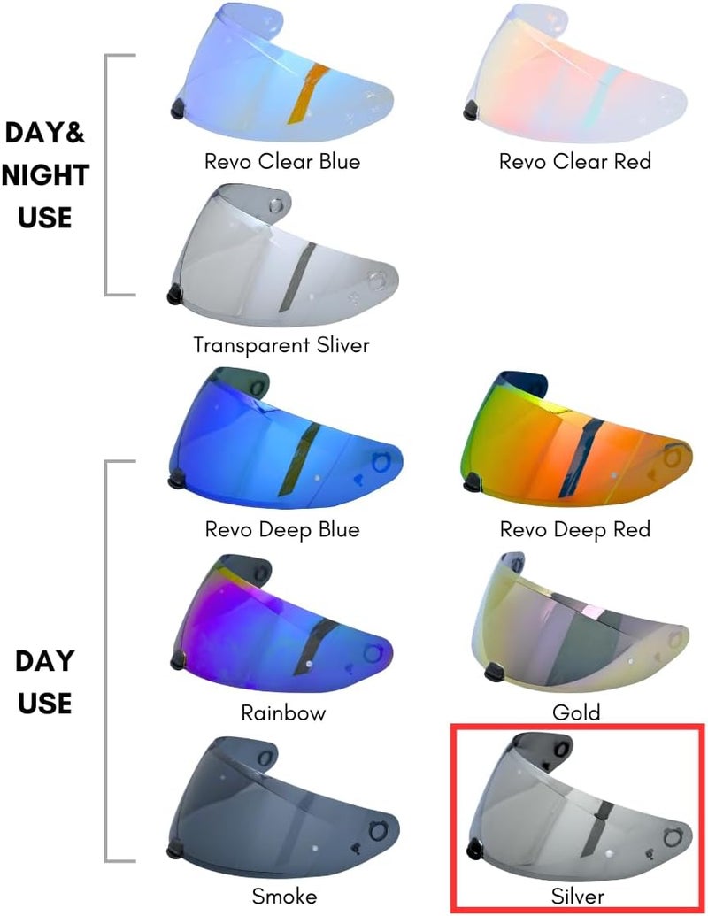 Logto Replacement Motorcycle Helmet Shield for I10 I70 HJ-31 Helmet Visor Shield Anti-Scratch Wearproof Windproof Universal Helmet Accessories - Image 5